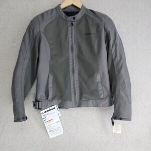 Bering Jacket Womens T2 Lady Aero Mesh Motorcycle Gray CE Knox Reflective